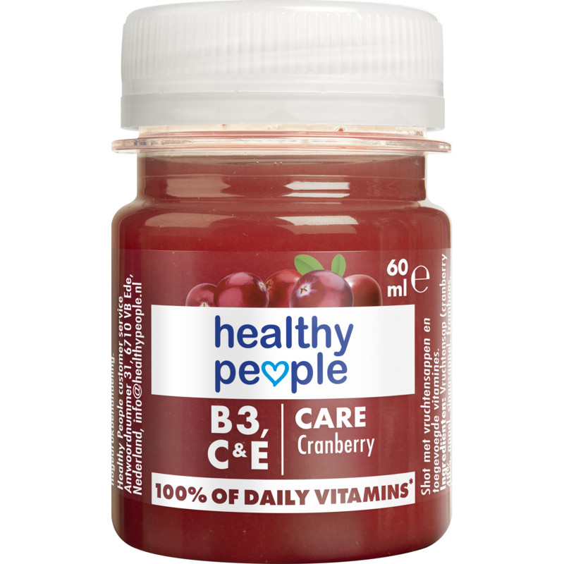 Een afbeelding van Healthy People Care cranberry