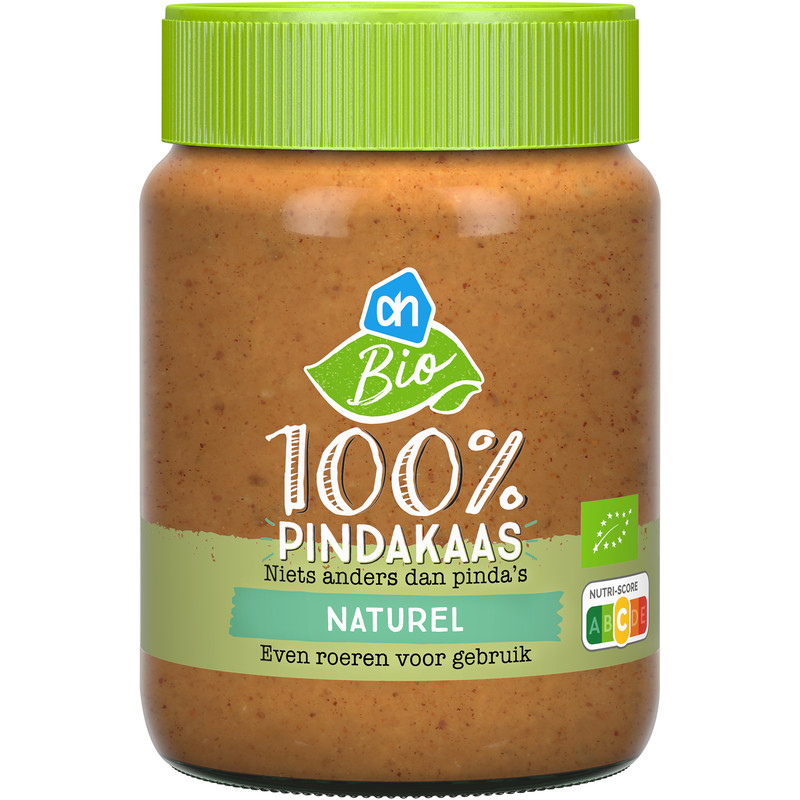 Een afbeelding van AH Biologisch 100% Pindakaas naturel