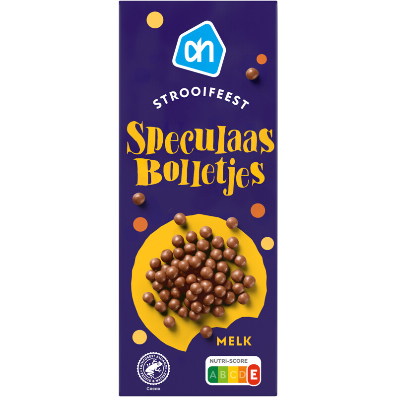 Een afbeelding van AH Strooifeest speculaasbolletjes