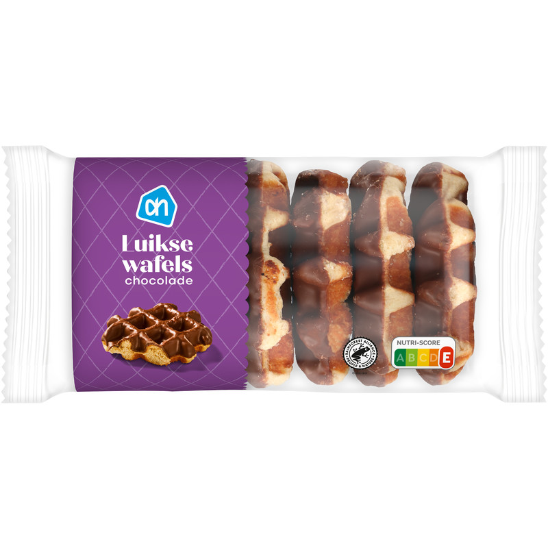 Een afbeelding van AH Luikse wafels chocolade
