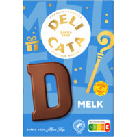 Een afbeelding van Delicata Chocoladeletter melk D