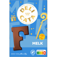 Een afbeelding van Delicata Chocoladeletter melk F