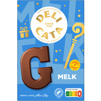 Een afbeelding van Delicata Chocoladeletter melk G