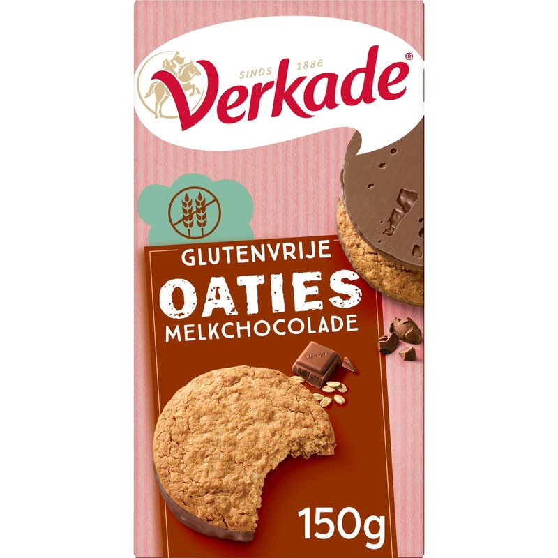 Een afbeelding van Verkade Glutenvrije oaties melkchocolade
