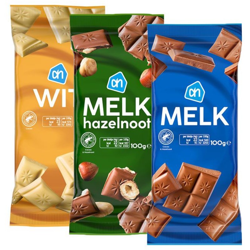 Een afbeelding van AH chocolade pakket