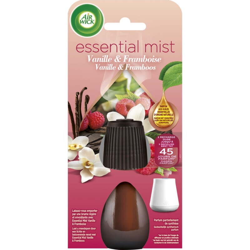 Een afbeelding van Air Wick Essential mist vanille & framboos navul