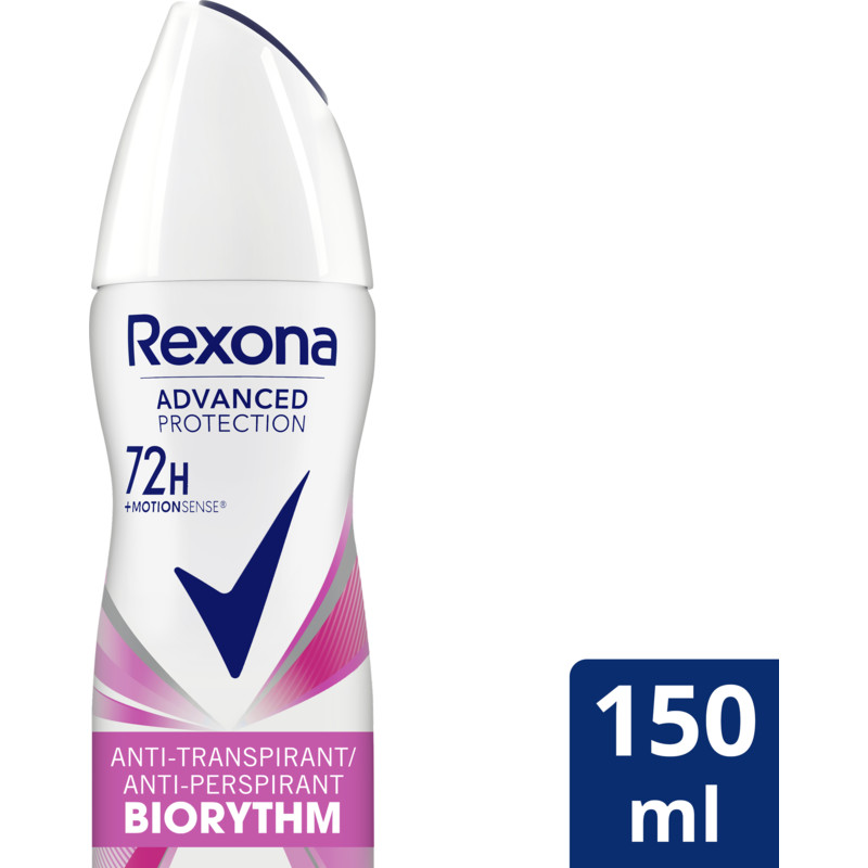 Een afbeelding van Rexona Women biorythm anti-transpirant spray