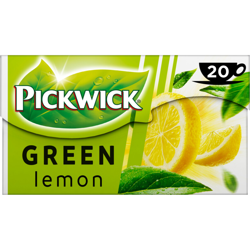 Expertise meesterwerk vegetarisch Pickwick Groene thee lemon bestellen | Albert Heijn