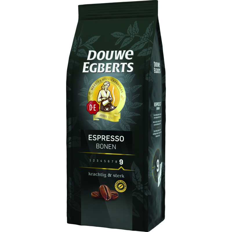 Een afbeelding van Douwe Egberts Espresso bonen