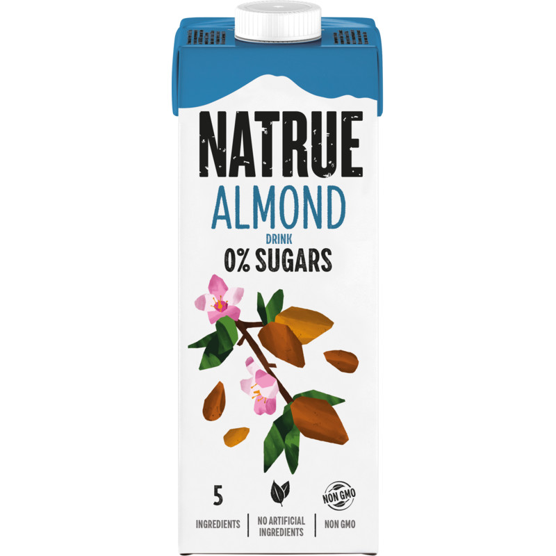 Een afbeelding van Natrue Almond drink 0% sugars
