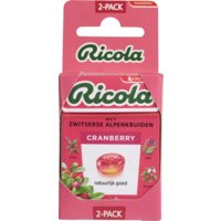 Een afbeelding van Ricola Cranberry kruidenpastilles suikervrij