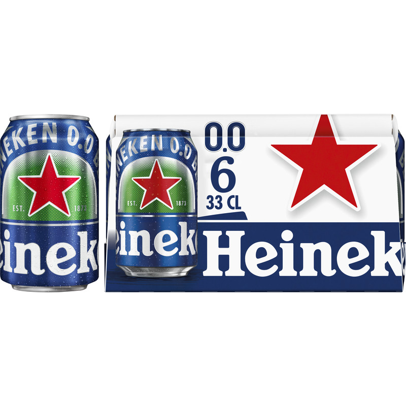 Een afbeelding van Heineken Premium pilsener 0.0 6-pack
