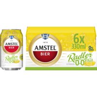 Een afbeelding van Amstel Radler fris 0.0 6-pack