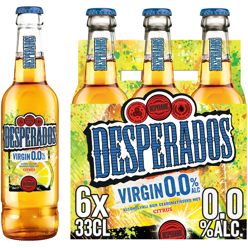 Een afbeelding van Desperados Virgin 0.0 6-pack