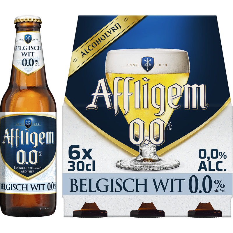 Een afbeelding van Affligem Belgisch wit 0.0 6-pack