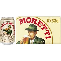 Albert Heijn Birra Moretti L'autentica bier 6-pack aanbieding