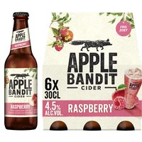 Een afbeelding van Apple Bandit Cider raspberry 6-pack