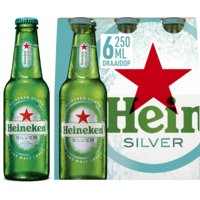 Albert Heijn Heineken Silver 6-pack aanbieding