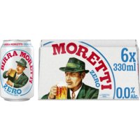 Albert Heijn Birra Moretti Zero 6-pack aanbieding