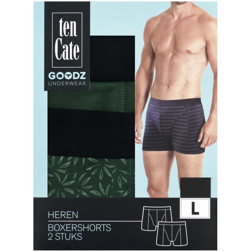 Een afbeelding van Ten Cate Heren boxer grijs L