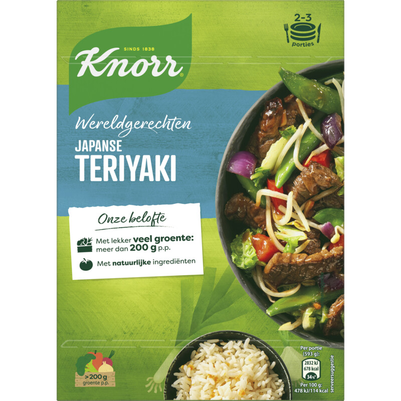 Een afbeelding van Knorr Wereldgerechten japanse teriyaki