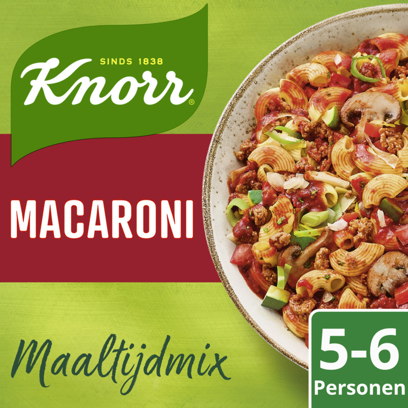 Een afbeelding van Knorr Maaltijdmix macaroni voordeelverpakking