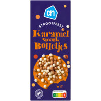 Een afbeelding van AH Strooifeest karamelsmaak bolletjes wit