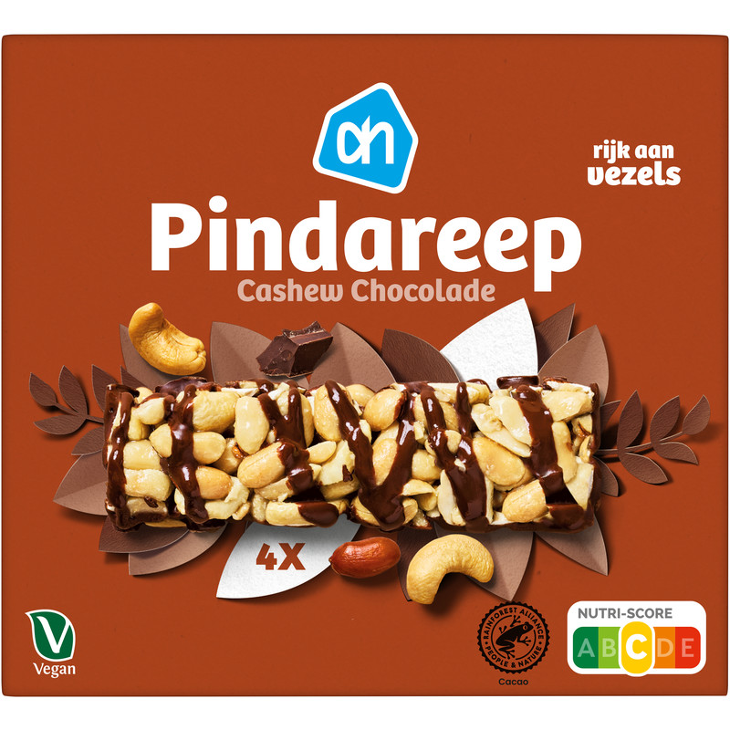 Een afbeelding van AH Pindareep cashew chocolade