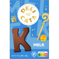 Afbeelding van Delicata Chocoladeletter melk K