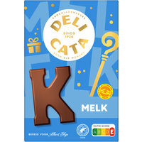 Een afbeelding van Delicata Chocoladeletter melk K