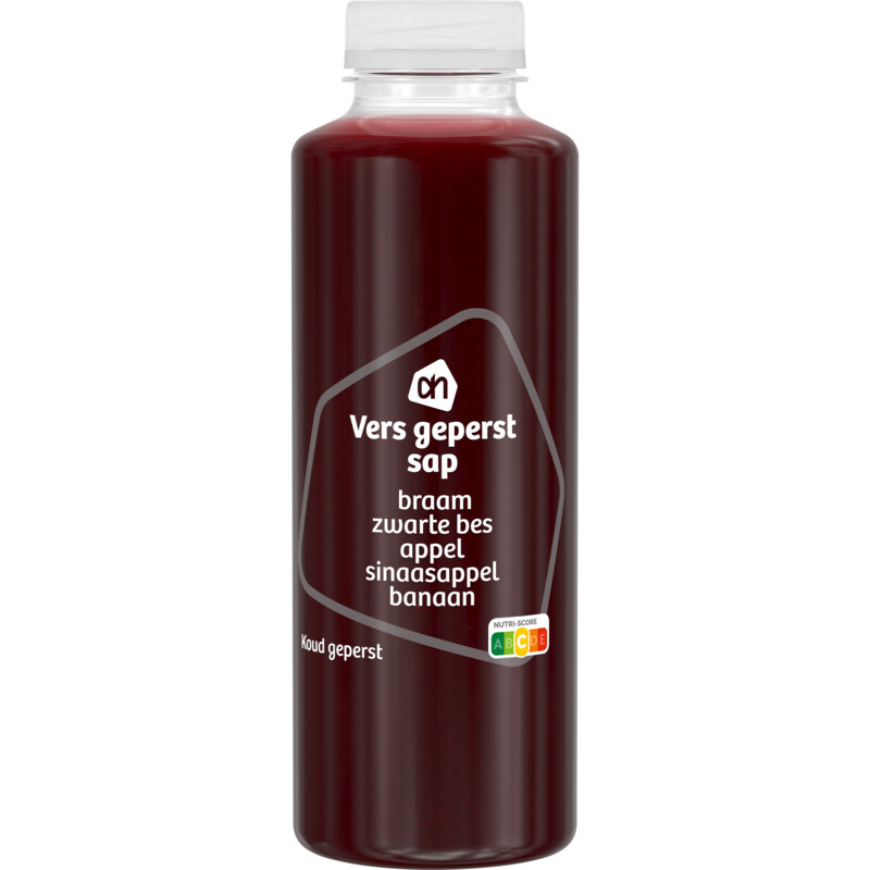 Een afbeelding van AH Vers sap bram zwarte bes appel