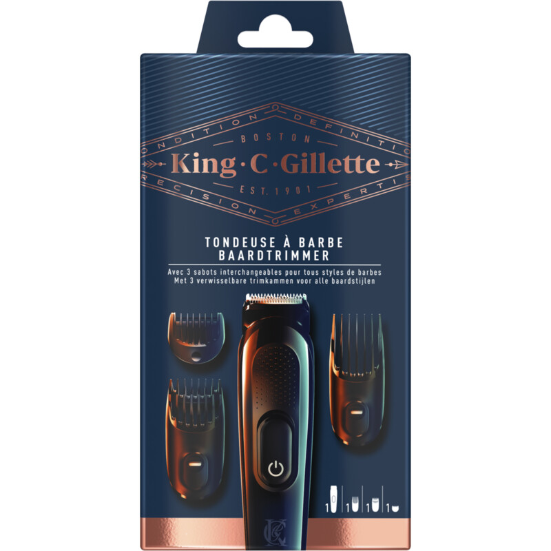 Een afbeelding van Gillette King-C baardtrimmer