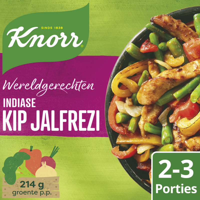 Een afbeelding van Knorr Wereldgerecht Indiase kip jalfrezi
