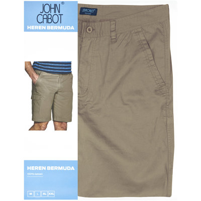 John Cabot Heren bermuda zand M bestellen Albert Heijn
