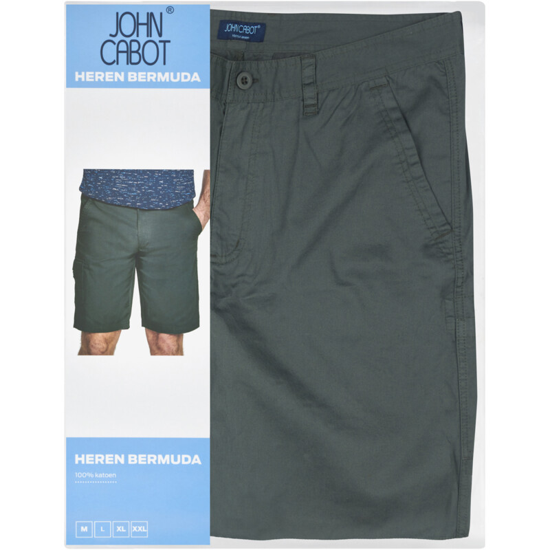 Een afbeelding van John Cabot Heren bermuda groen L