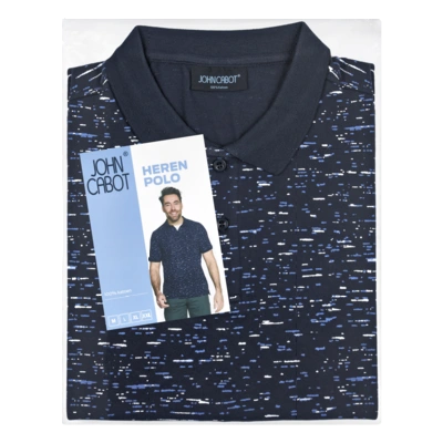 pdp-image-John Cabot Heren polo blauw M