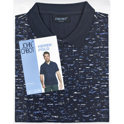 pdp-image-John Cabot Heren polo blauw XL