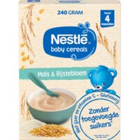 Een afbeelding van Nestlé Baby cereals mais & rijstebloem 4m+