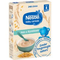 Een afbeelding van Nestlé Baby cereals mais & rijstebloem 4m+