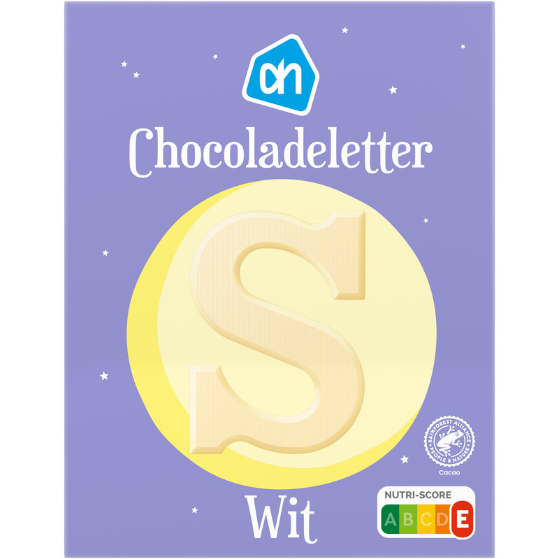 Chocoladeletter wit A-Z - 5452