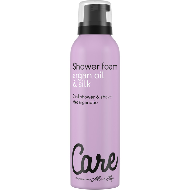 Een afbeelding van Care Showerfoam arganoil & silk 2in1
