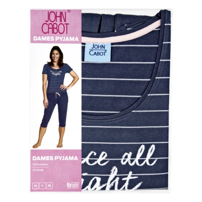 pdp-image-John Cabot Dames shortama blauw L