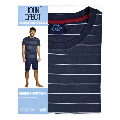 pdp-image-John Cabot Heren shortama streep XL