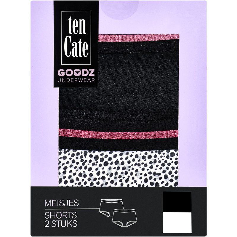 Een afbeelding van Ten Cate Hipster meisjes zwart 110-116