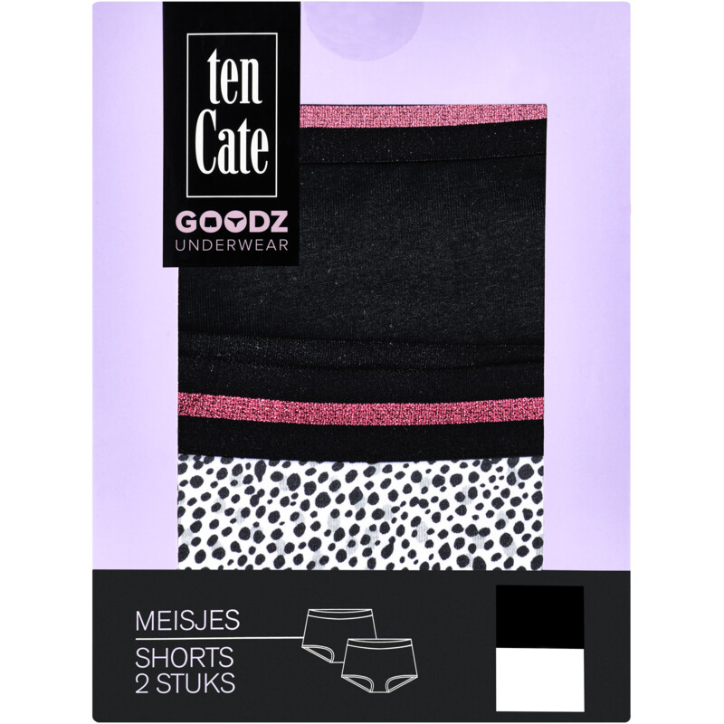Een afbeelding van Ten Cate Hipster meisjes zwart 122-128