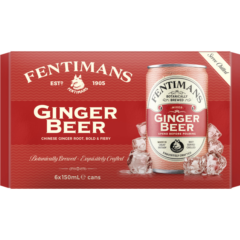 Een afbeelding van Fentimans Ginger beer 6-pack