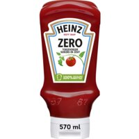 Een afbeelding van Heinz Ketchup zero toegevoegde suikers en zout