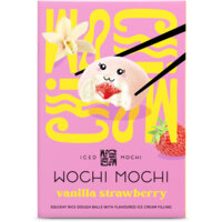 Een afbeelding van Wochi Mochi Iced mochi vanilla strawberry