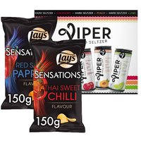 Een afbeelding van Viper Hard Seltzer snack & borrel pakket