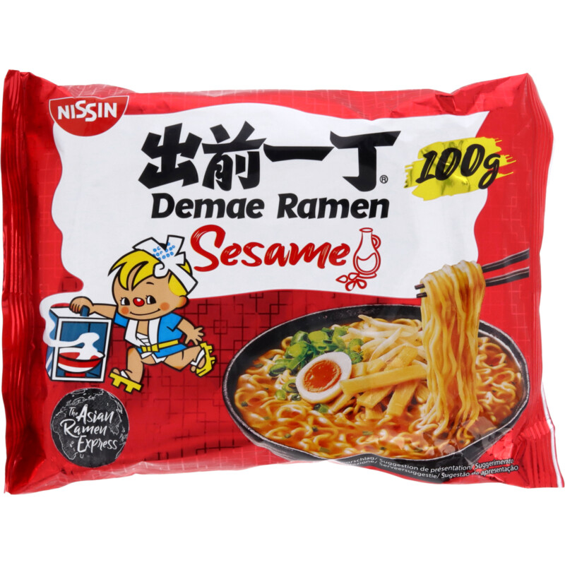 Een afbeelding van Nissin Demae ramen sesame